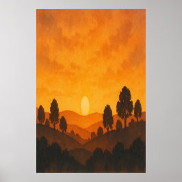 夏10日ホライ威厳があるン、季節プリント ポスター