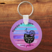 夏2021ミモサキーチェーン キーホルダー (正面)