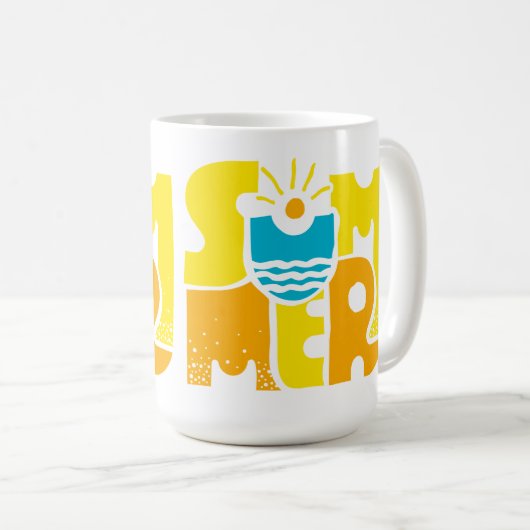 夏2 コーヒーマグカップ (正面右)