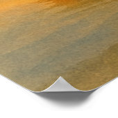 夏5、レイクサイドグロー、季節プリント ポスター (角)