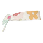 夏70年代ボホレトロデイジー花 タイヘッドバンド (回転270)