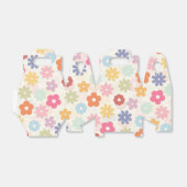 夏70年代ボホレトロデイジー花 フェイバーボックス (折り畳みなし)