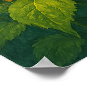 夏7、ひまわり静寂、季節プリント ポスター (角)