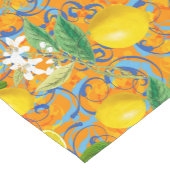 夏,かんきつ,ボホ,ボヘミアン,フローラ地中海の ショートテーブルランナー (コーナー)