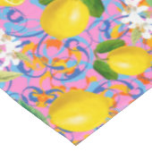 夏，かんきつ，ボホ，ボヘミアン，フローラ地中海の テーブルクロス (アングル)