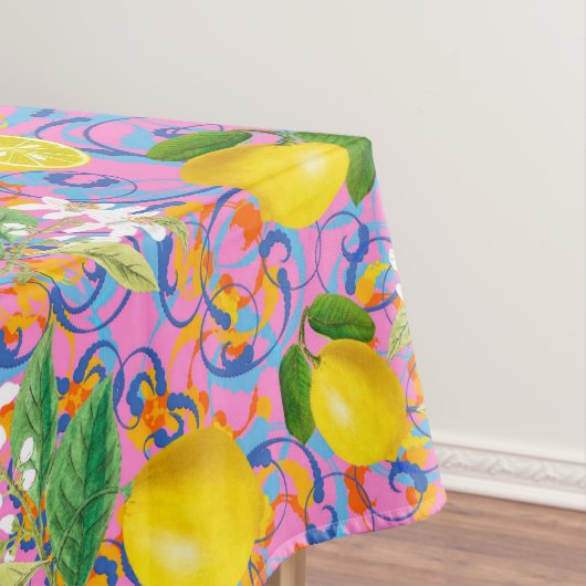 夏，かんきつ，ボホ，ボヘミアン，フローラ地中海の テーブルクロス (インサイチュ)