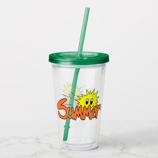 夏 アクリルタンブラー (裏面)