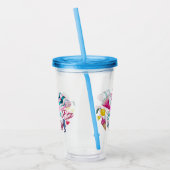 夏 アクリルタンブラー (左)