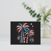 夏 アメリカ 国旗 7月4日 エンクロージャーカード (スタンド正面)