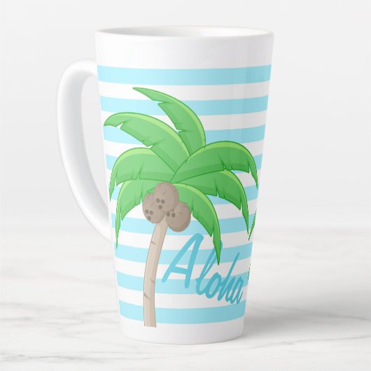 夏 カフェラテマグ (左アングル)