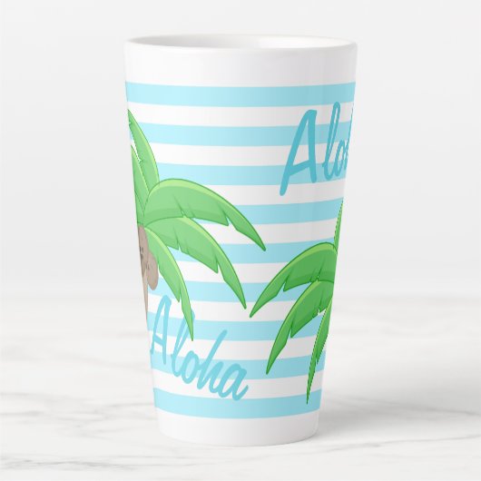 夏 カフェラテマグ (正面)