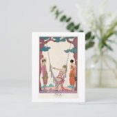 夏、「ガゼット・デュ・ボン・トン」から1925年 ポストカード (スタンド正面)