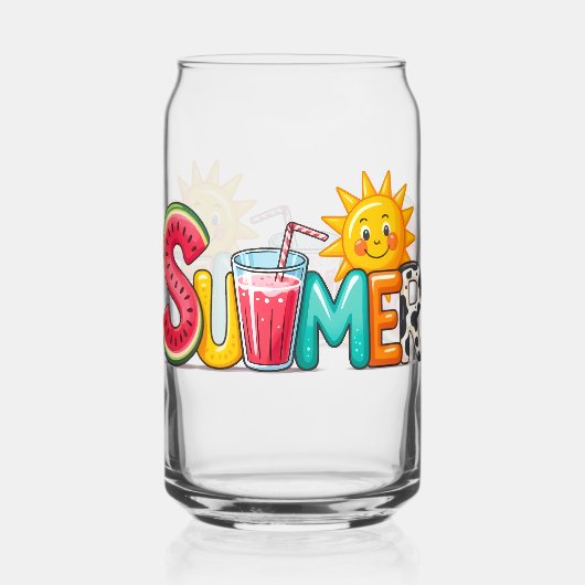 夏 ガラス缶 (裏面)