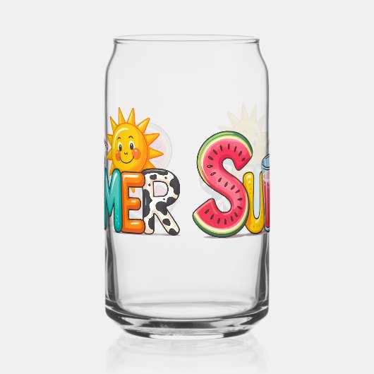 夏 ガラス缶 (左)