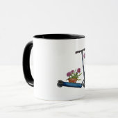 夏,キックスクーターArt Mug マグカップ (正面左)
