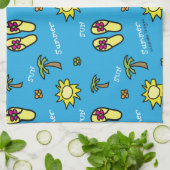 夏 キッチンタオル (折り畳み)