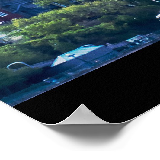 夏 |ケベック市 ポスター (角)