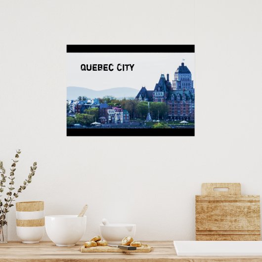 夏 |ケベック市 ポスター (キッチン)