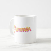 夏 コーヒーマグカップ (正面左)