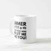 夏 コーヒーマグカップ (正面左)
