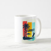 夏 コーヒーマグカップ (正面右)