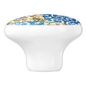 夏，シチリアのタイル，マジョリカ地中海の, セラミックノブ (側面)