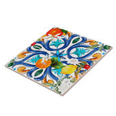 夏，シチリアのタイル，マジョリカ，セラミックタイル タイル (側面)