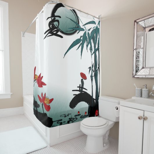 夏 シャワーカーテン (インサイチュ)