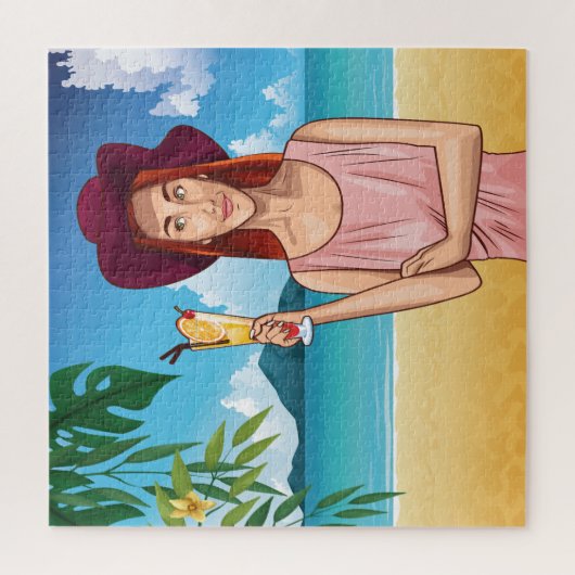 夏 ジグソーパズル (縦)