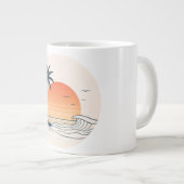 夏 ジャンボコーヒーマグカップ (正面右)