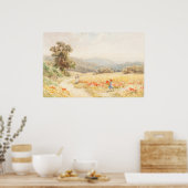 夏 – ジョセフ・ルーベンスのパウエルファインアートポスター ポスター (キッチン)