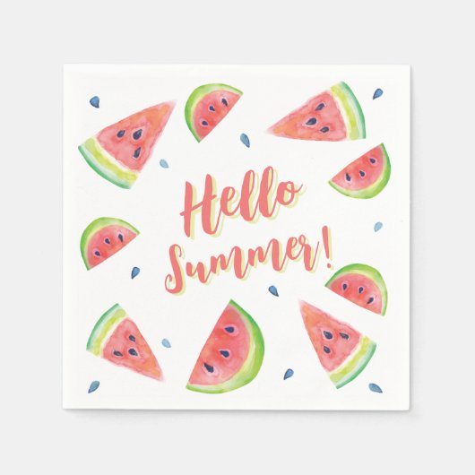 夏 スタンダードカクテルナプキン (正面)