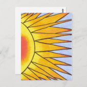 夏 – チリのピチレムからのはがき ポストカード (正面/裏面)