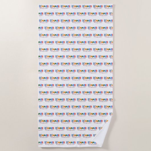 夏 ビーチタオル (正面)