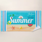 夏 ビーチタオル (正面)