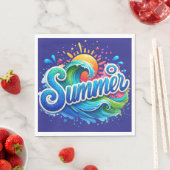 "夏" ペーパーナプキン スタンダードランチョンナプキン (インサイチュ)