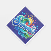 "夏" ペーパーナプキン スタンダードランチョンナプキン (角)
