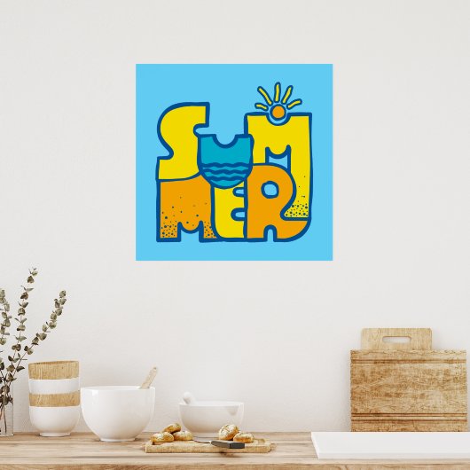 夏 ポスター (キッチン)