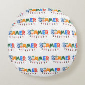 夏 ラウンドクッション (正面)