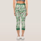 夏 – レディーバグ、蝶と離れ カプリレギンス (裏面)