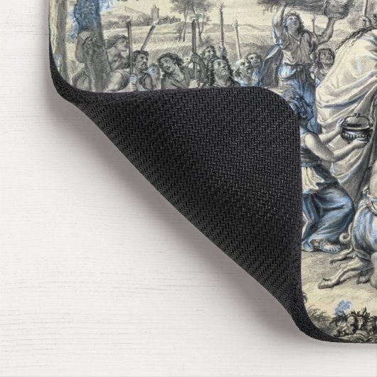 夏、一連のタペストリーmaの1枚のための勉強 マウスパッド (コーナー)