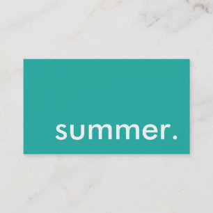 夏。 名刺