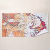 夏（四季）アルフォンスミュシャ バスタオル (バスタオル)