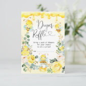 夏(昆虫)マルハナバチハニカムベビーおむつラッフル エンクロージャーカード (スタンド正面)