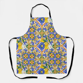 夏，柑橘類，シチリア地中海の,スタイル，レモン，m エプロン
