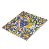 夏，柑橘類，シチリア地中海の,スタイル，レモン，m タイル (側面)