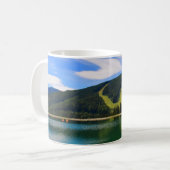 夏-水反射のHirschenkogel コーヒーマグカップ (正面左)