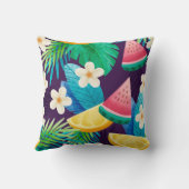 夏、熱帯 クッション (裏面)