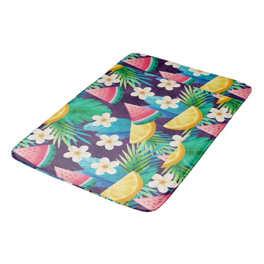 夏、熱帯 バスマット (アングル)