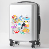 夏/熱帯/休暇 シール (スーツケース)